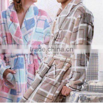 coral fleece robes for women and men