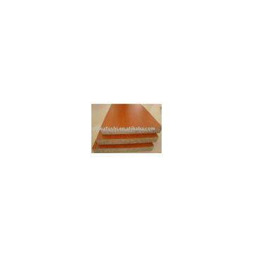 orange melamine particle board