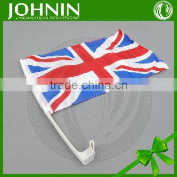 Cheap JOHNIN promotional custom gift rearview mirror car flag
