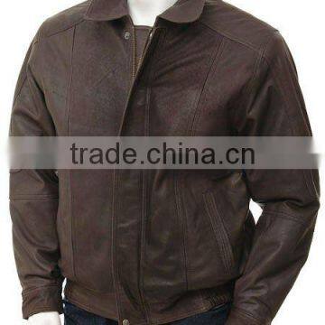 Mens Brown Leather Jacket