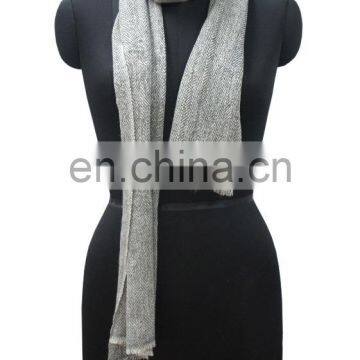 Plain Pashmina Wool Scarfs in HB,Twill photo-4