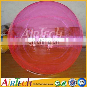 Inflatable red color water ball for sale