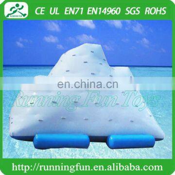 Inflatable floating iceberg, inflatable water iceberg