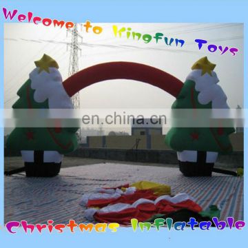 Christmas inflatabe gift tree arches