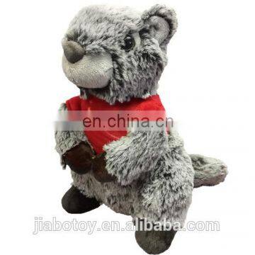 Plush Marmots , Plush Toy Need a "white T-shirt" With Your Logo Mascot photo-2