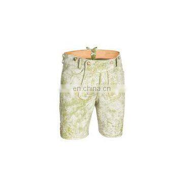 Ripe Short White Bavarian Lederhosen pant