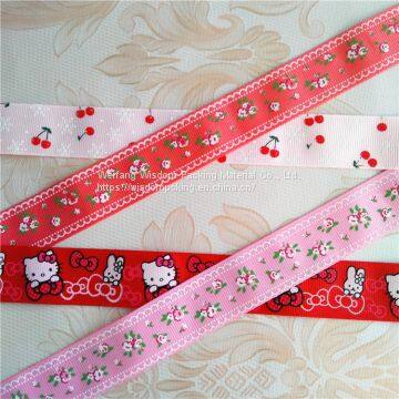 Hot Sale Promotional Pretty Printed Grosgrain Ribbon Wholesale photo-4