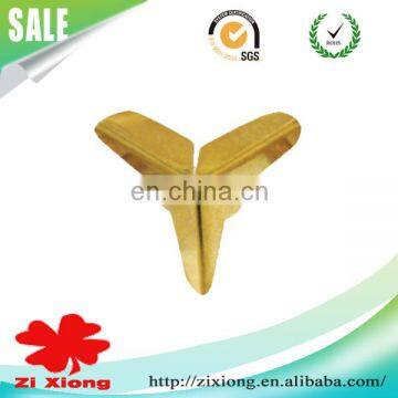 OEM gold triangle purse/book/frames/case corner protector/decoration