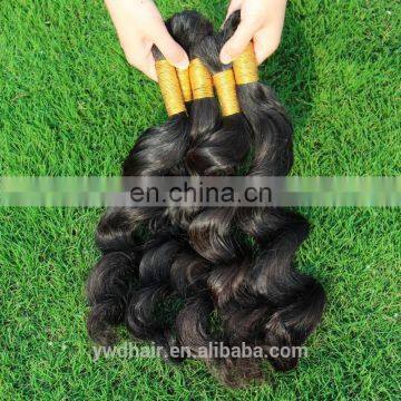 8A Grade Virgin Malaysia Human Hair Loose Wave Braiding Bulk Human Hair For Braiding Bulk Undyed Hair Paypal Accept