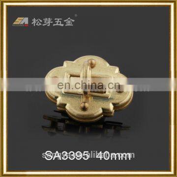 Customized Design Handbag Hardware Twist Lock, Plated Metal Lock For Handbag Accesories photo-2