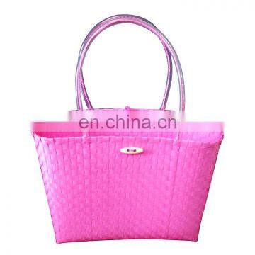 Plastic Hand Woven Shopping Bag