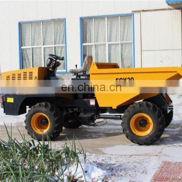 Factory supplier 4*4 diesel mini truck 3.0ton small dumper