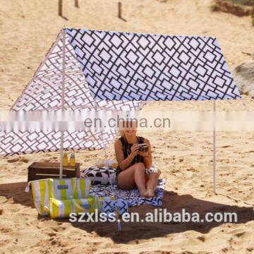 2018 new product beach shade sun shade beach tent in four kinds stripes UV Protection