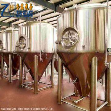 500L/1000L Shandong Zunhuang craft beer brewing machine brewery equipment conical fermenter