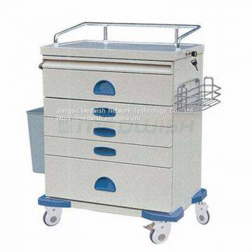 AG-AT018 Hospital Medical Equipment Supplier Cold Rolled Steel Anesthesia Trolley