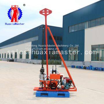 Small portable diesel oil drilling machine YQZ-30 core drill rig sounding borer.