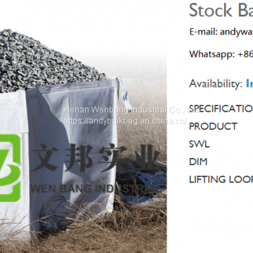 pp woven jumbo bag big bag for stone sand