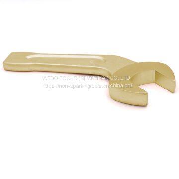 WEDO Non Sparking Aluminum Bronze Bent Striking Open Wrench photo-3