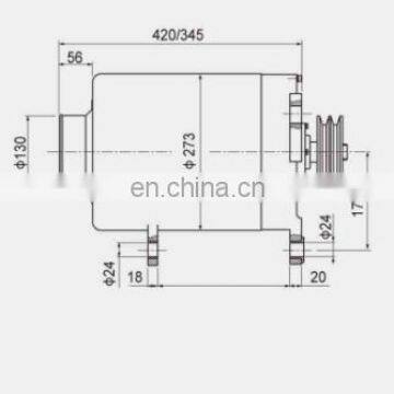 16 Years Factory Wholesale 300 Volt Car 20kva Alternator for Refrigerated Truck 10kw/15kw/30kw dc Power Supply