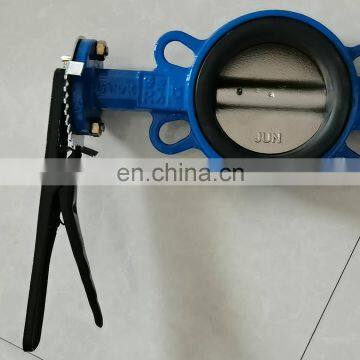 Turn 90 Degree Adjusting EPDM NBR Seal Manual Butterfly Valve With Price List