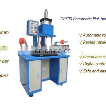 8*10cm air pneumatic automatic numbering hot stamping fusing transfer machine bronz