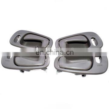 Set 4pcs For Toyota Inside Door Handles Left &Right Gray W/ Power Lock Hole NEW