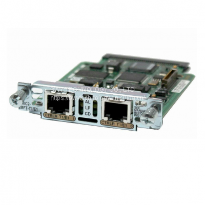 VWIC2-2MFT-T1/E1 Router Multiflex Voice/WAN interface Card 2-Port 2nd Gen Multiflex Trunk Voice/WAN Int. Card - T1/E1