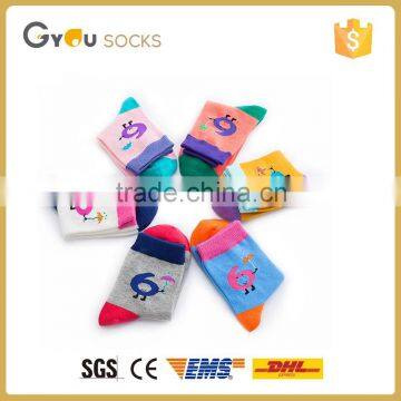 Wholesale Cotton Colorful Baby Socks children socks with fashionable animal pattern