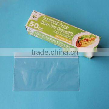 Reclosable ldpe zip lock bags, sandwich bags