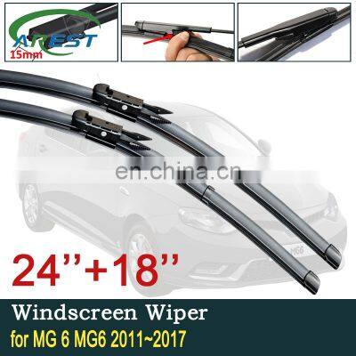 Car Wiper Blades for MG 6 MG6 2011~2017 2012 2013 2014 2015 2016 Front Windscreen Windshield Wipers Car Accessories