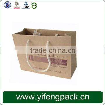 Customized kraft paper shopping bag