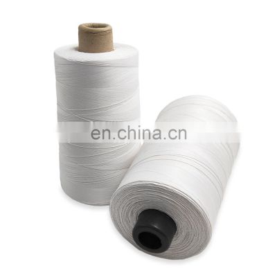 Popular market kite line selling cono de hilo encerado blanco de coser