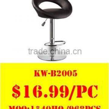 WorkWell New Design Modern pu Leather Adjustable Swivel Bar Stool(Kw-B2024) photo-2