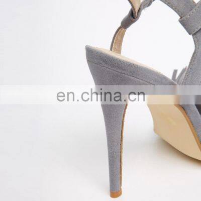 Women High Fashion Design Ladies High Heels Ankle Strap Lace up Sandals Shoes photo-3