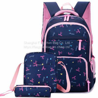 School Backpack School Bags Sets 3 in 1 Student Bookbag With Lunch Bag and Pencil Case photo-2