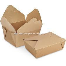 Disposable Take Out Boxes Paper Board Takeaway Food Boxes