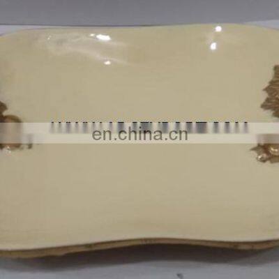 Gold Plated Orchid HandleTray photo-5