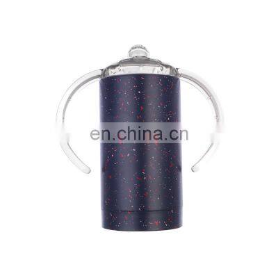 New Arrival 12oz Stainless Steel Sublimation Straight Sippy cup