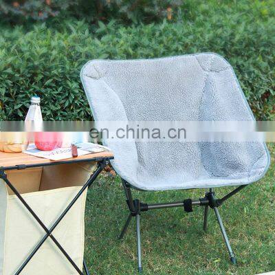 Aluminum Alloy Velvet Travel Floor Rocking Outdoor Best Moon Portable Folding Chair Camping