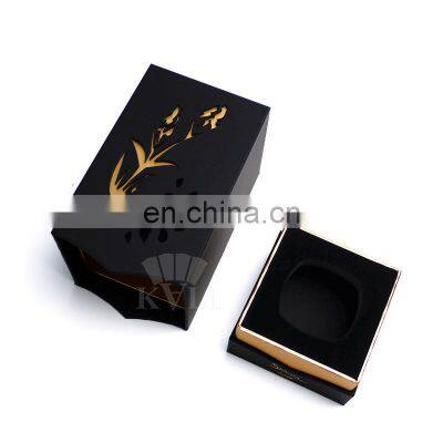 Laser Cut Engraved Paper Perfume Gift Packaging Box With Envelope