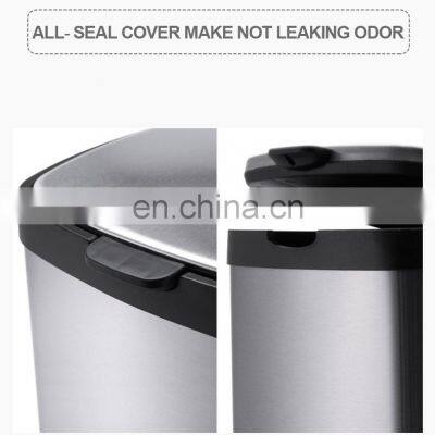 Short Delivery Time Square Stainless Steel Waste Bin Foot Pedal Garbage Bin photo-4