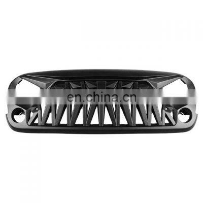 Black front grill for jeep wrangler jk