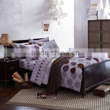 China alibaba reactive printed cotton 4pcs elegant quit cover set modern classic bedroom sets