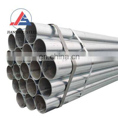 ASTM A53 hot dipped zinc coated steel tube hollow section round 50mm galvanized steel pipe price