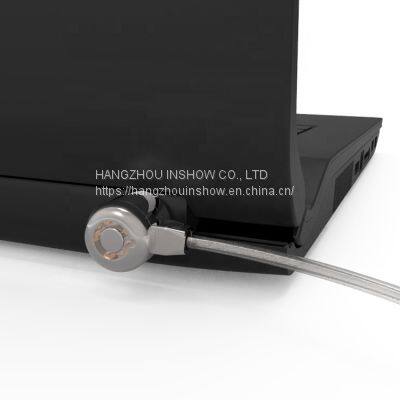Inshow Plastic Coating Anti-theft Laptop Steel Cable Lock photo-2