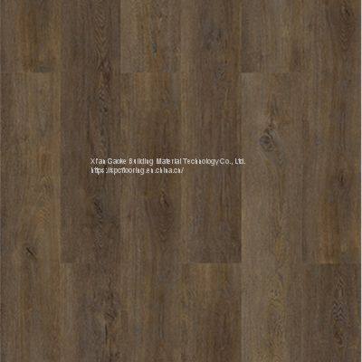 GKBM Greenpy MJ-W6006 Eco-Friendly Waterproof Dark Brown Old Time Click Stone Plastic Composite SPC Flooring