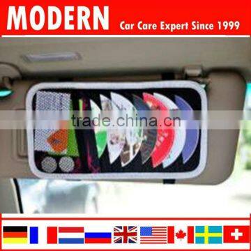 Car visor CD holder