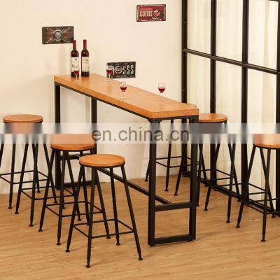 Cheap furniture wood top dining table set