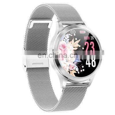 LW07 Round Touch Smartwatch Stainless Steel IP68 Waterproof Health Smart Watch Phone for Women photo-2