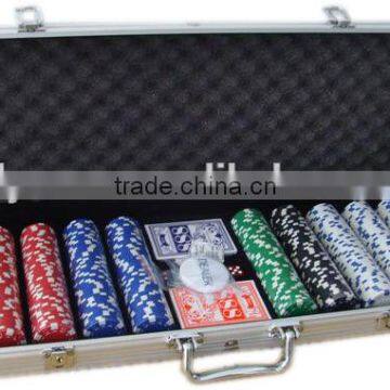 1000pcs Dice Poker Chip Set in Silver Round Corner Aluminum Case for Casino photo-5